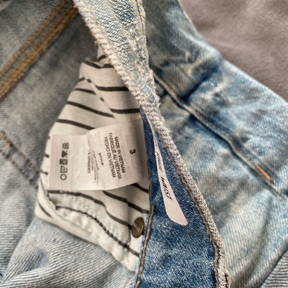 Garage High Waisted Jean Shorts - Picture 2 of 3